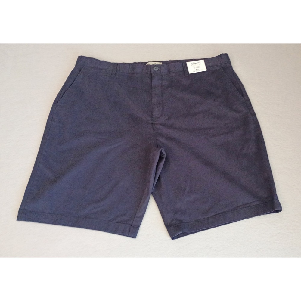 The‎ Stronghold Los Angeles 1895 Mens Chino Shorts Blue W44 Stretch Cotton NEW
